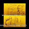 20 Pounds plated gold foil banknote Pure 99.9% 24k GOLD bills