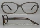 Light Colors Full Rim Acetate Optical Spectacles Frames For Round Face Women