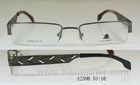 Narrow Rectangular Metal Optical Spectacles Frames For Men In Fashion , Vintage