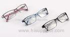 Blue Full Rim Metal Optical Frames For Oval Faces , Trendy Spectacles Frames For Men