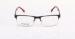 Colorful Semi Rim Square Metal Optical Spectacles Frames For Women / Men , Red Yellow Black