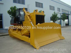 Bulldozer trator de esteira.