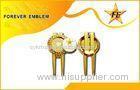 Gold Plating Golf Divot Tool With Custom Logo For Business Gift