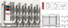 Advanced and High Technic Aluminum Alloy Electric Retractable Gates Classical RomeⅠB