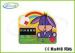 Cartoon LCD Baby Bath Tub Thermometer Card , Flexible PET Bath Water Temperature Strips