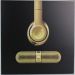 New Gloss Gold Edition Beats by Dr.Dre Studio Wireless Headphones and Beats Pill Speaker Combo Glossy Gold