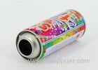 65 Printed Aerosol Tin Can Butane Gas / Hair Spray Can Rustproof