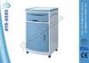 Medical Hospital Furniture ABS Plastic Bedside Cabinet With Four Silent Wheels