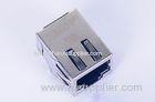 PoE Single Port Stacked RJ45 No LEDs With Tab Down 0813-1X1T-A8-F