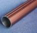 Round T6061 Anodized Aluminum Tube , Powder Spray Coated Brushed Aluminum Tubing