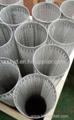 Fiter Element Center Pipe Straight Seam Water 316 Perforated Metal Welded Tubes Air Center Core Filter Frame