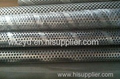 stainless steel air center core filter frames metal spiral welded 316L perforated center tube pipe filter elements