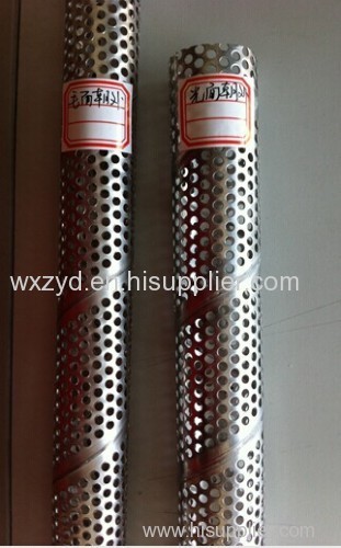 spiral welded 316 perforated center tube stainless steel core 304 center core filter frames metal pipe filter elements