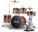 Pro - level Cherry Red Lacquered Birch Wood 5 Piece Adult Drum Set ISO9001:2008