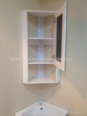 57CM PVC corner bathroom cabinet in triangle size cabinet vanity