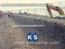 Hot-Dip Galvanized Gabion Boxes / Baskets , Double-Twisted Hexagonal Mesh