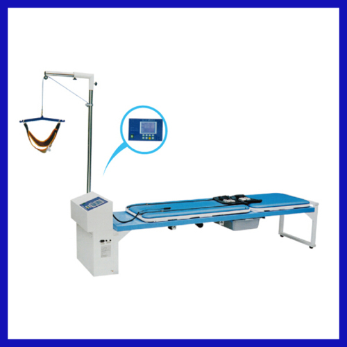 high quality electric lumbar vertebra traction bed