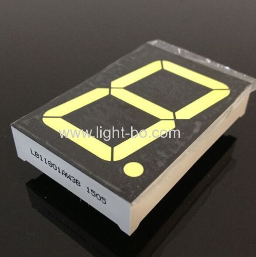 45mm (1.8-inch) Common Anode Pure White seven segment led displays