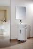 48CM PVC bathroom cabinet floor stand cabinet vanity for sale in round shape