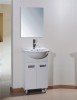 45CM PVC small size bathroom cabinet floor stand cabinet vanity cheap for promotion