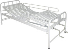 Stainless Steel Single Crank Medical Hospital Bed