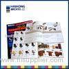 Customized Two staples saddle stitched brochure printing / advertisement booklet