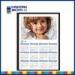 Custom printed wall calendars with 250gsm hard cardboard paper , glossy film lamination