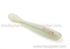 silicone baby spoon food spoon with the transparent color