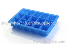 silicone ice tray Square Silicone Ice Cube Tray Food Grade