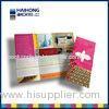 Professional Advertising folded brochure printing services with 4c , B &W , Pantone color