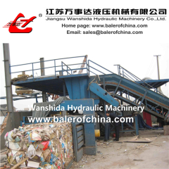 Waste Paper balers with automatic belting