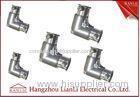 Zinc Zamak EMT Conduit Fittings 1/2 4 EMT 90 Degree Elbow Set Screw Type