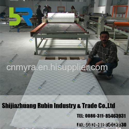 PVC gypsum ceiling board making machine with super service quality