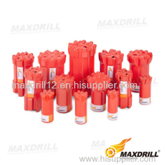 MAXDRILL Top hammer thread Button Bit