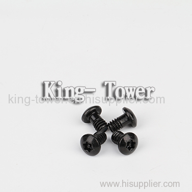 2015 hot sale stanless steel cylinder head black combination screw