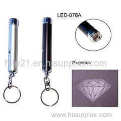 Torch projector keyring with logo/Torch Projector keychain/Flashlight Keychain/Blinking Led Torch Keychain/Logo keyring