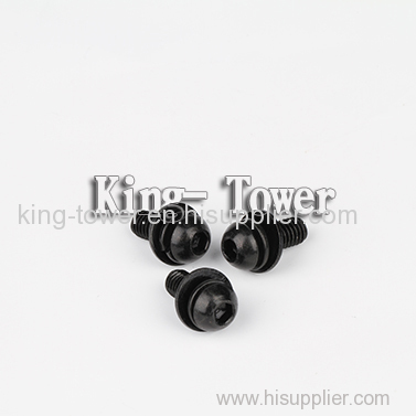 good quality black knurled thumb screw