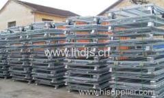 Industrial Galvanized Folding Wire mesh Container for storage
