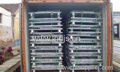 Wire steel storage container cage pallet