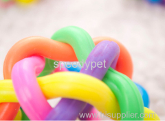 Large Size Colorful Dog Rubber Ball