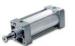 40mm - 100mm Pneumatic Air Cylinder , Tie Rod Cylinder For Engineering machinery