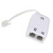 Telephone Modem ADSL Splitter With Cable