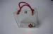 0.25MM 34 * 40cm Inflatable transparent cosmetic bags with double handle