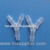 Y Piping Fitting , 3 - Way Plastic Hose Connector 1/8