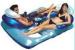 Double bed inflatable mattresses with logo printing for swimming