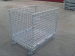 Wire steel storage container cage pallet