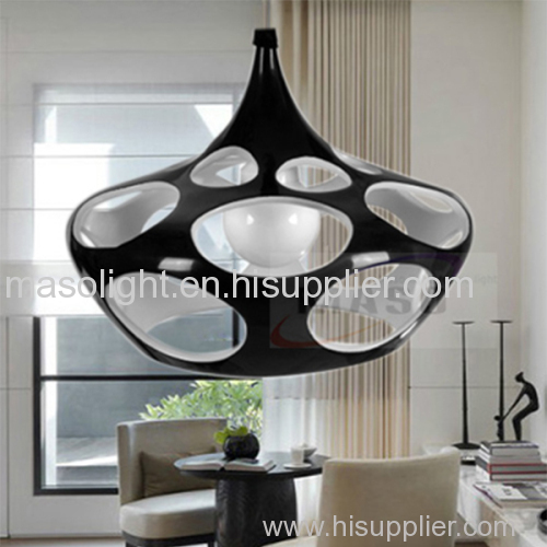 Fashion 60w Resin pendant lamp for dining room bar indoor lighting factory without source