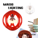 Multi-Color Modern Indoor resin pendant lamps P1001 ball shape E27 energy saving power