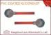 PVC Coated BS4568 GI Electrical Conduits with 1.6mm Thickenss , Orange