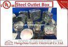 Custom 1mm 1.6mm Square Conduit Box Metal Electrical Boxes UL Listed